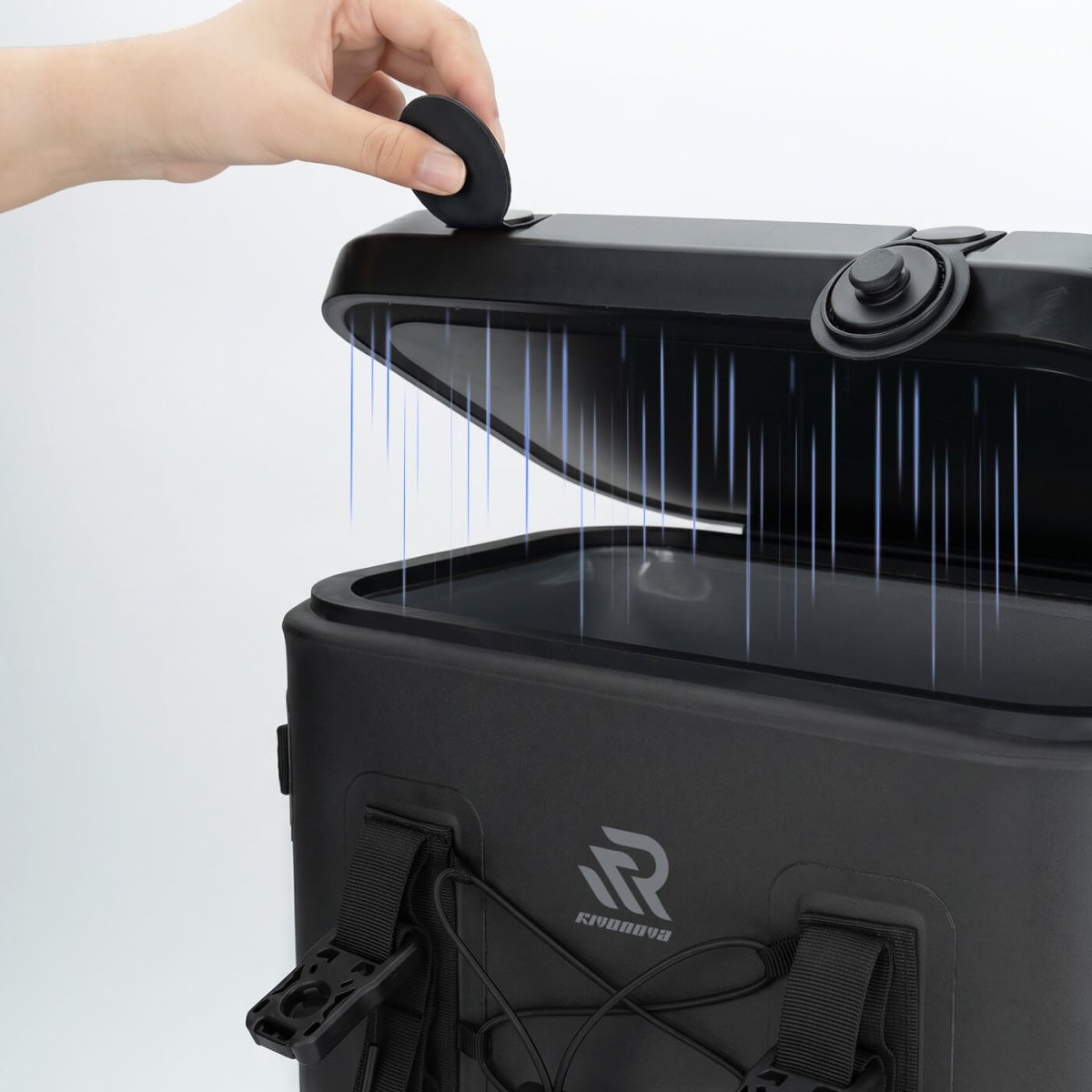 RIVONOVA MAGNETIC SOFT BACKPACK COOLER 24CAN