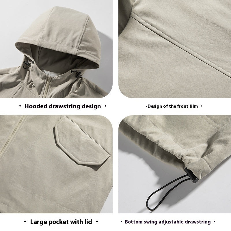 Functional Outdoor Waterproof Outdoor Jacket Coat Hooded Jacket
