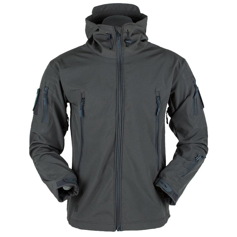 Men's Outdoor Soft Fleece Jacket Men's And Women's Jacket Unique Jackets For Men Windproof Waterproof Breathable Jacket Thermal Hooded Tactical Jacket Outdoor Camouflage Fleece Hooded Coat