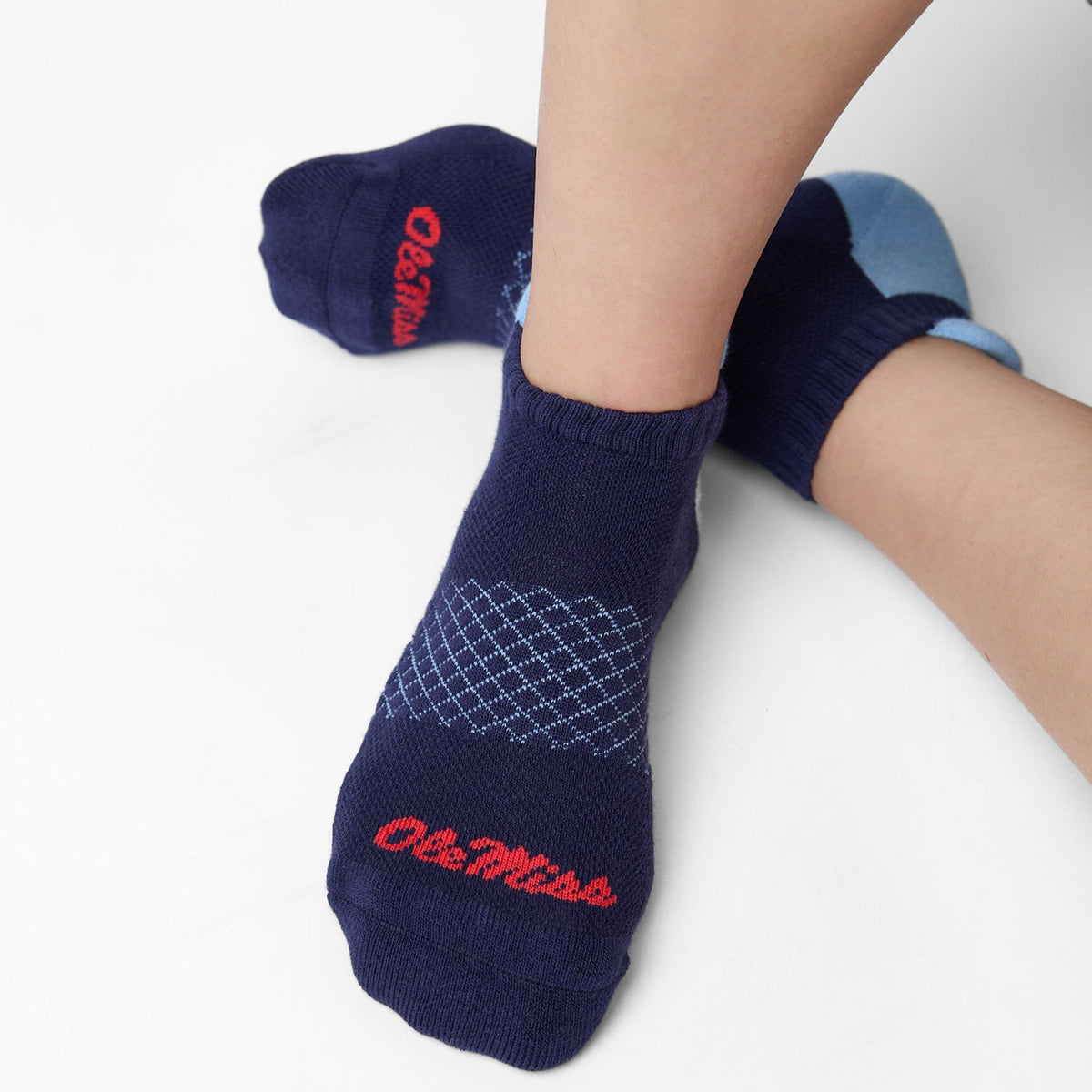 Ole Miss Ankle Socks 2 Pack