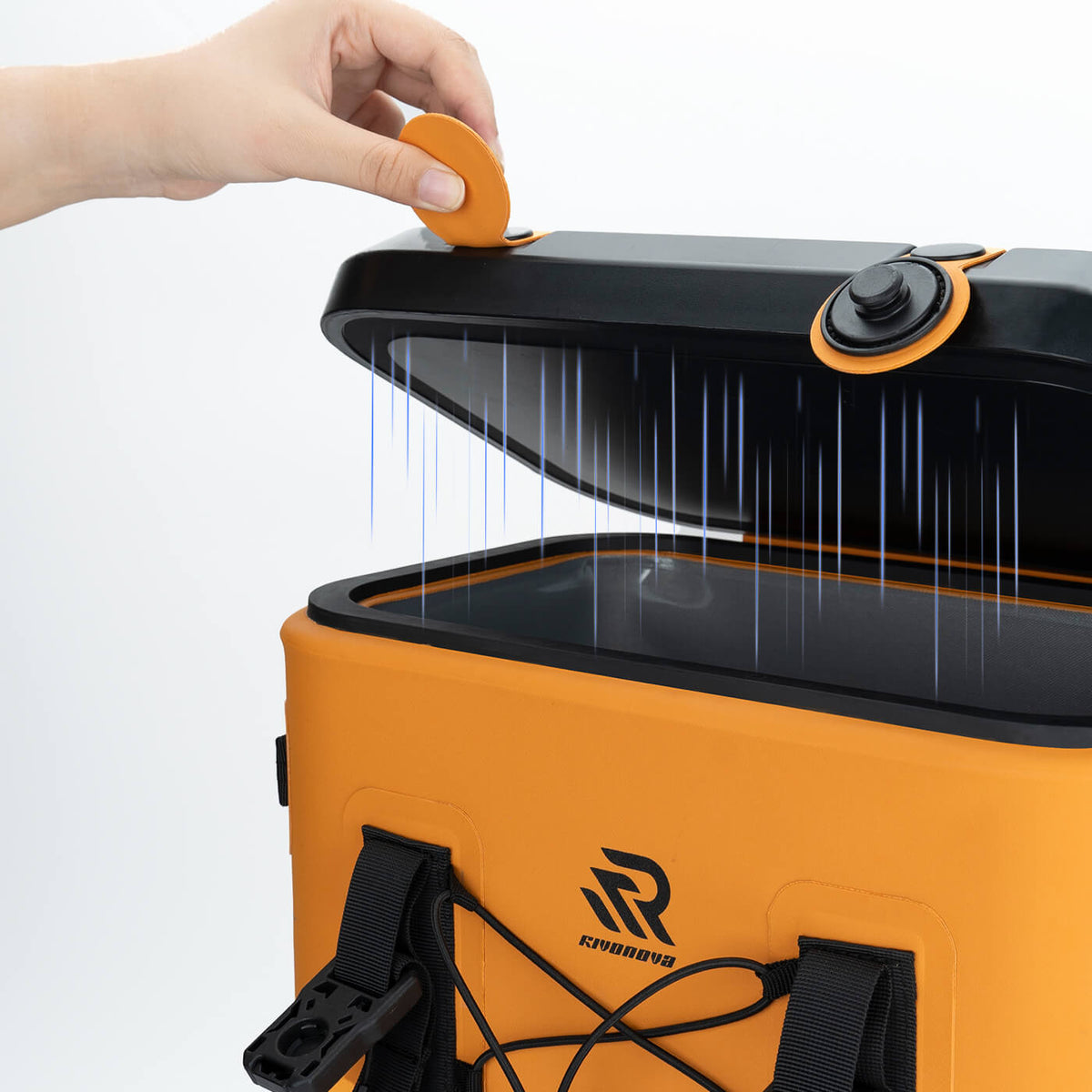 RIVONOVA MAGNETIC SOFT BACKPACK COOLER 24CAN