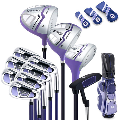 Women's Complete Golf Club Set Right Hand with Rain Hood
